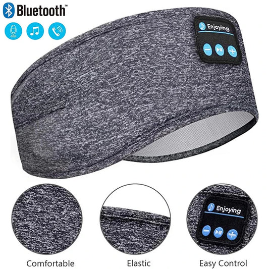 Fone Bluetooth Sleeping Headphones Eye Mask Sleep Headphones Music Bluetooth Headband Soft Elastic Comfortable Wireless Earphone
